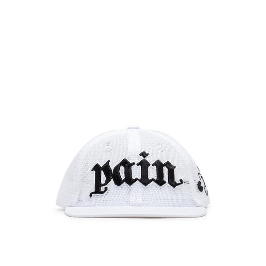 The Trilogy Tapes TTT Pain All-Over Mesh Trucker 6-Panel (Weiss) - Allike Store