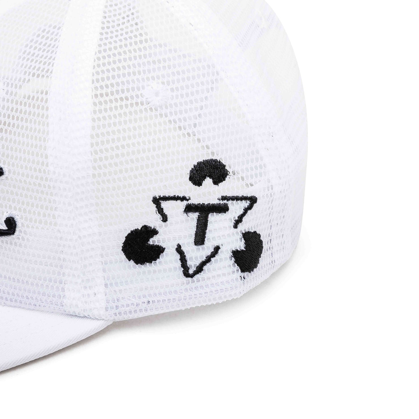 The Trilogy Tapes TTT Pain All-Over Mesh Trucker 6-Panel (Weiss) - Allike Store