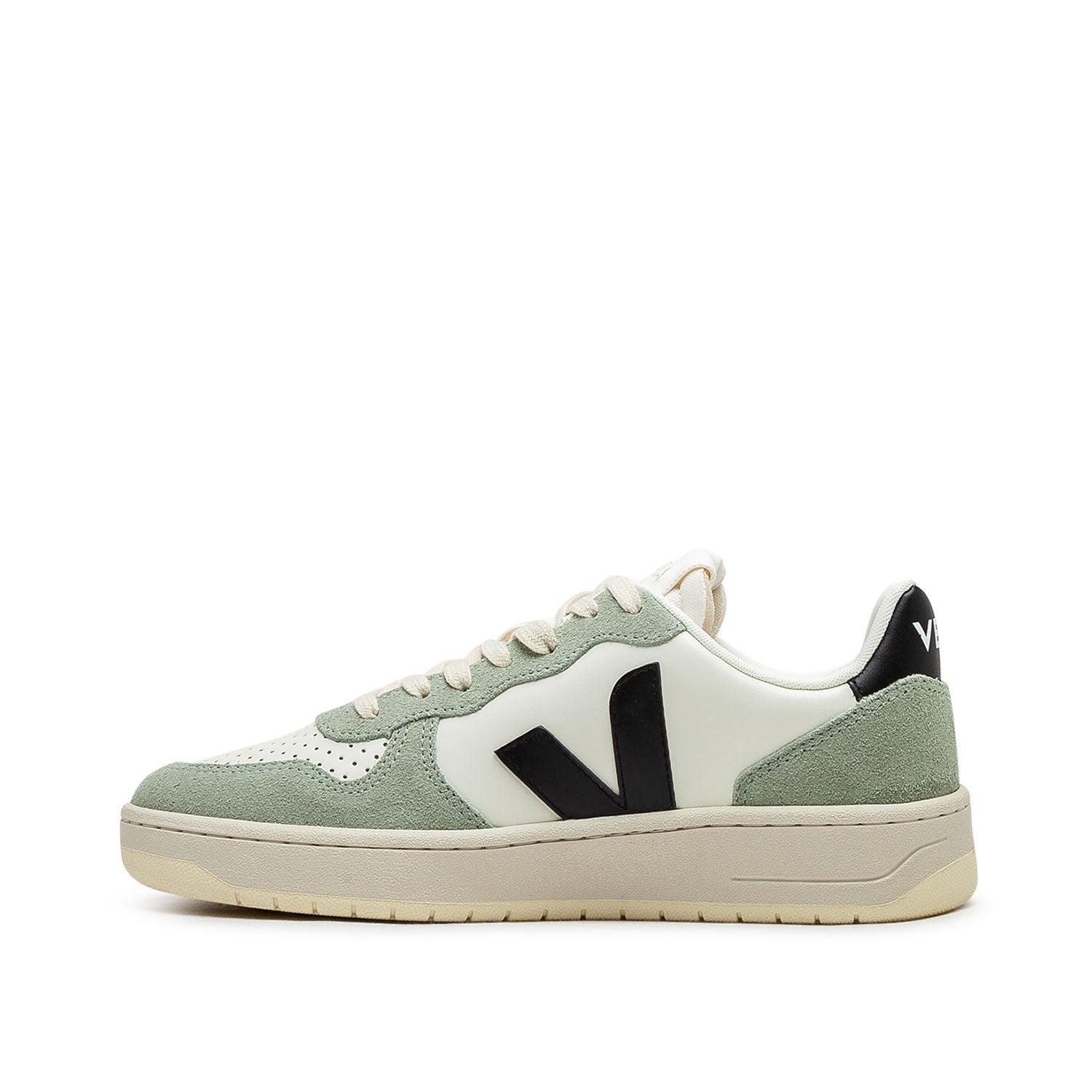 Veja WMNS V-10 Prime Leather (Beige / Grün / Schwarz) - Allike Store