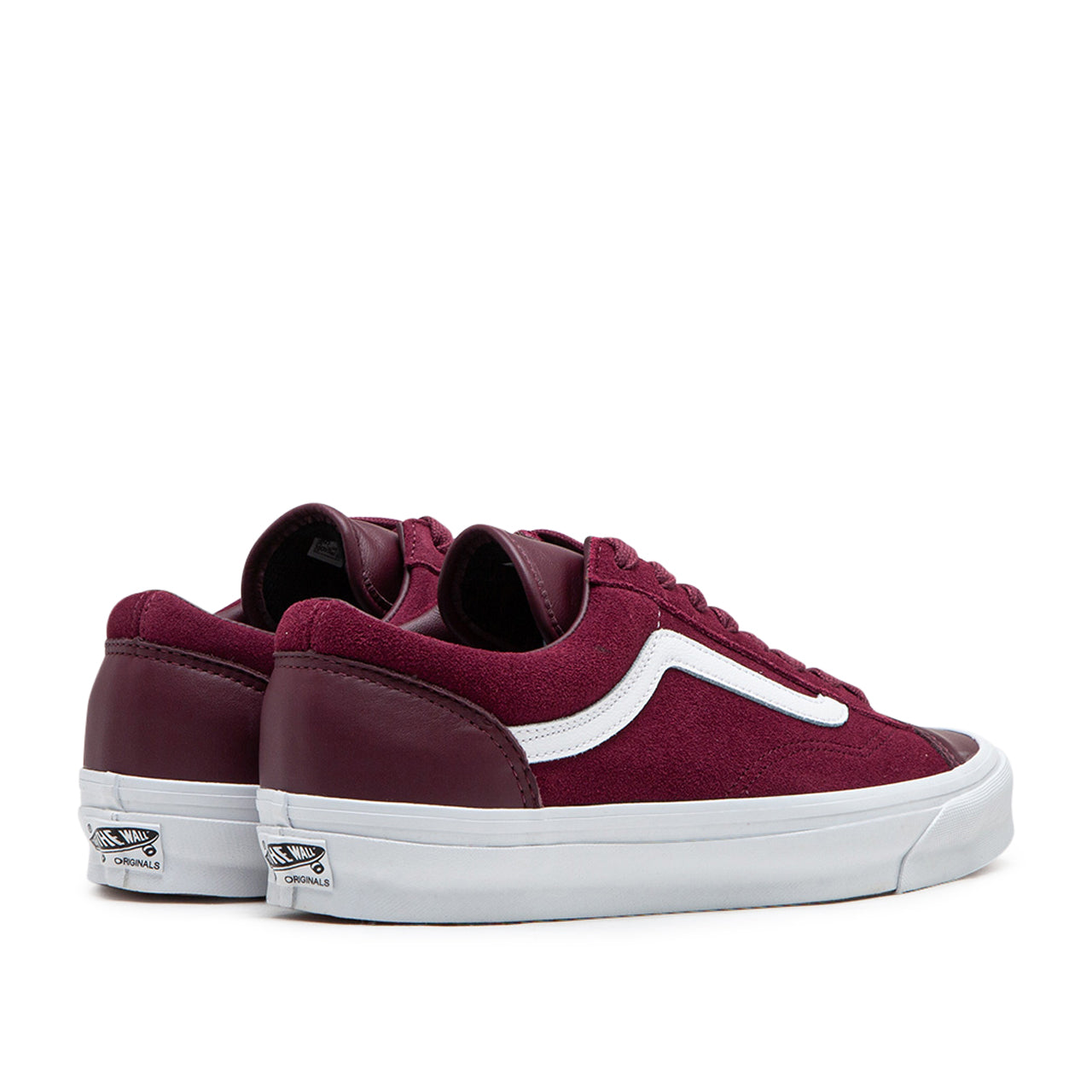 Dark maroon outlet vans