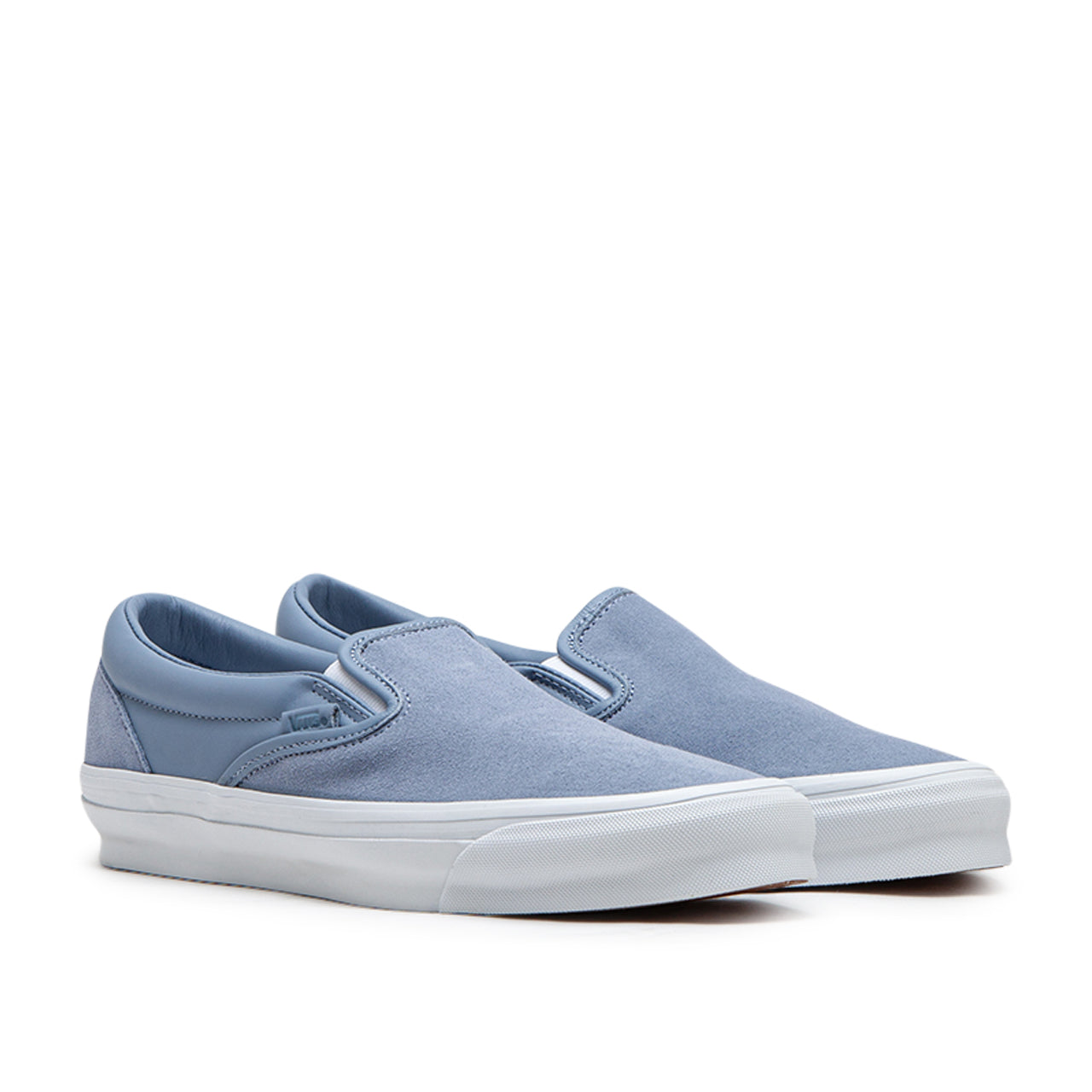 Slip on vans light grey sale