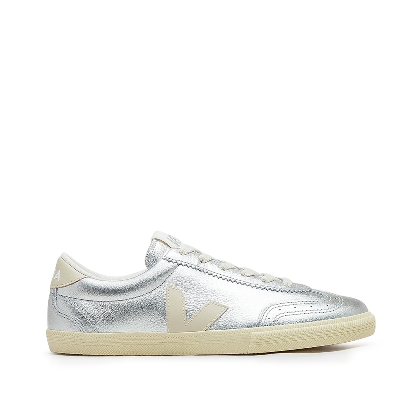 Veja Volley Leather (Silber / Beige) - Allike Store