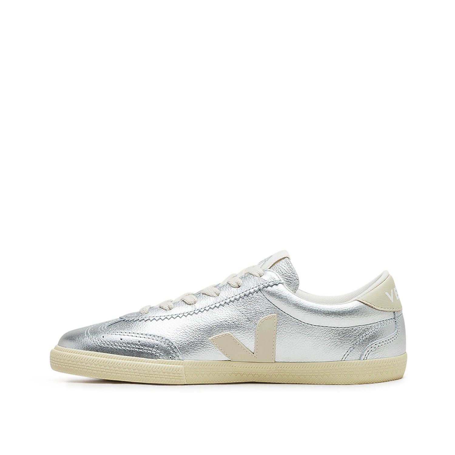 Veja Volley Leather (Silber / Beige) - Allike Store