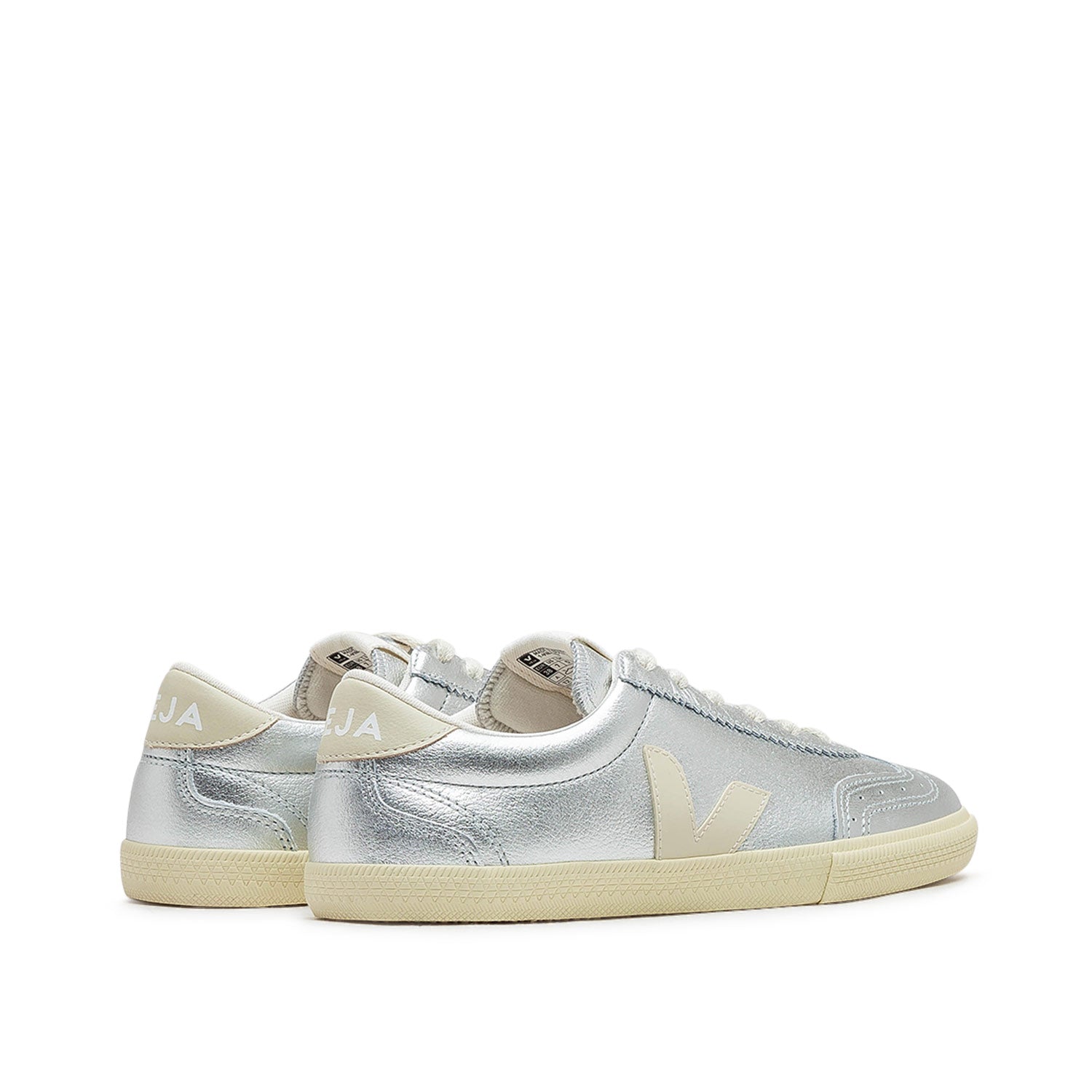 Veja Volley Leather (Silber / Beige) - Allike Store