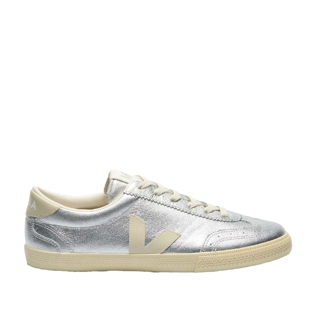 Veja Volley Leather (Silber / Beige) - Allike Store