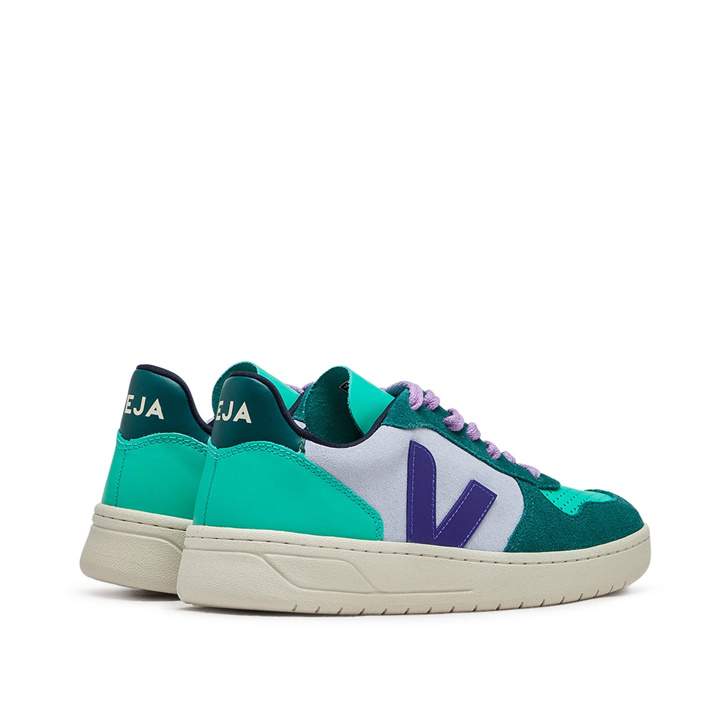 Veja WMNS V-10 Leather (Blau / Weiss)  - Allike Store