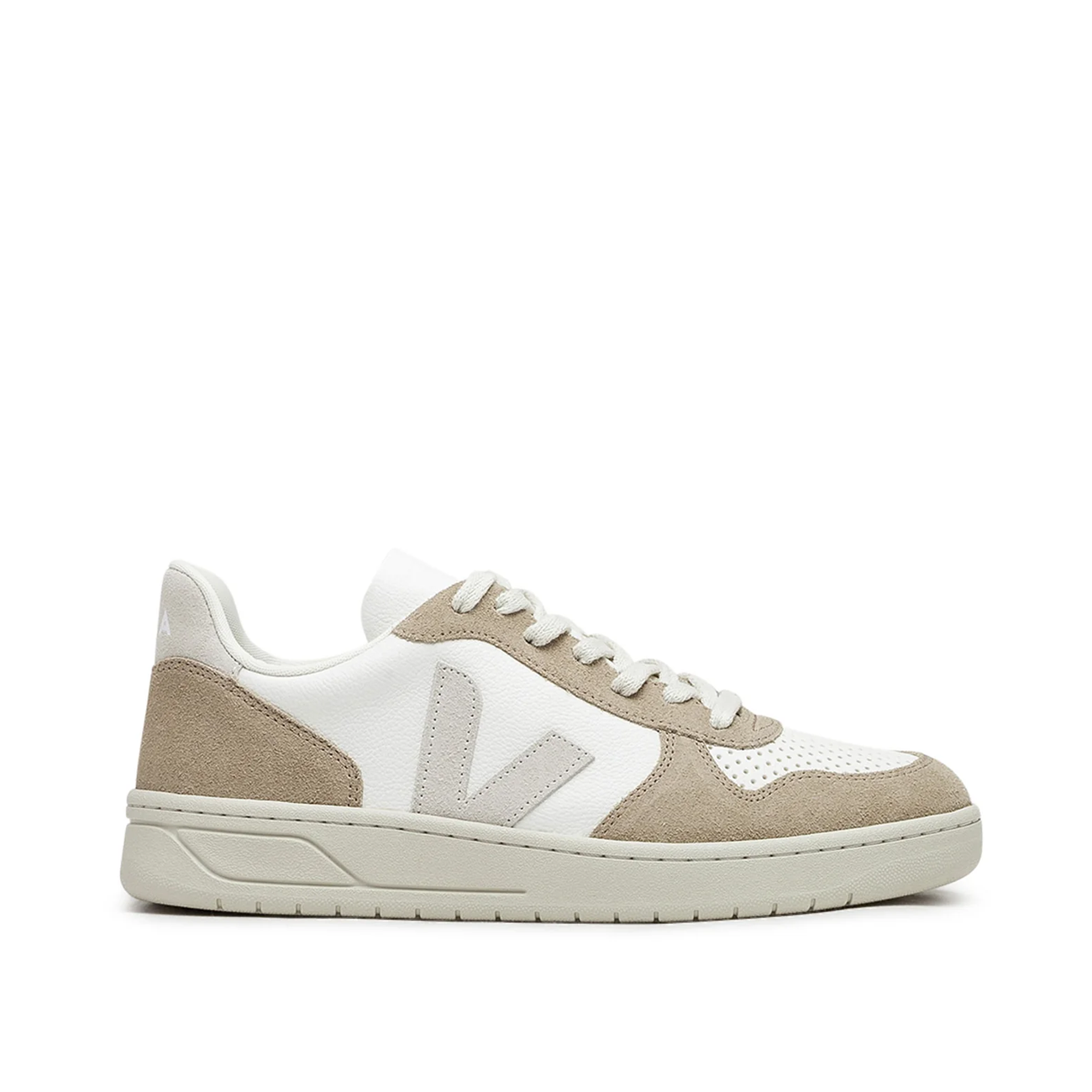 Veja WMNS V-10 Leather (Beige  / Braun)  - Cheap Sneakersbe Jordan Outlet