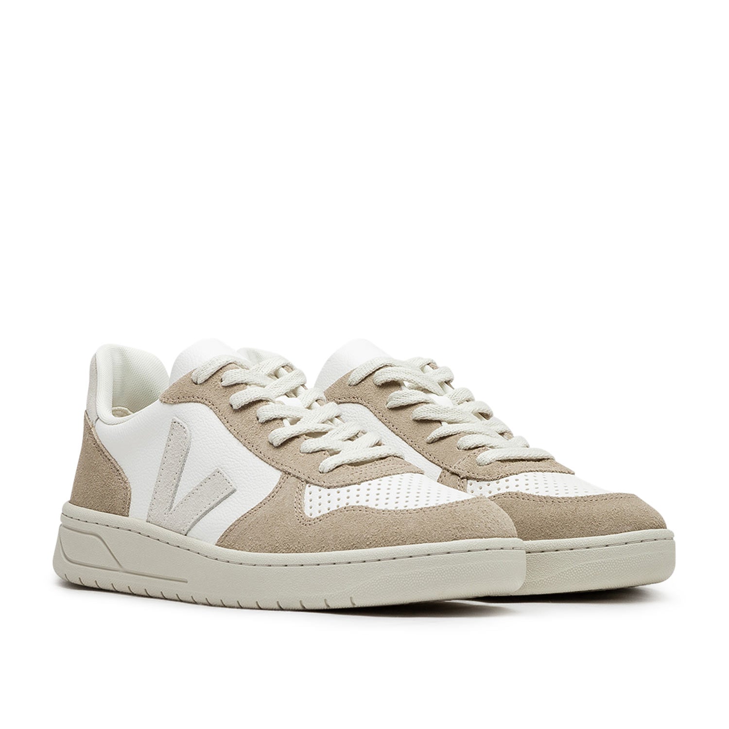 Veja WMNS V-10 Leather (Beige  / Braun)  - Allike Store