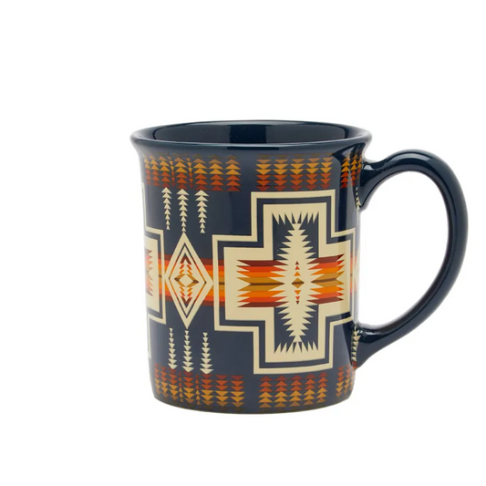 Pendleton Ceramic Mug (Navy)  - Allike Store