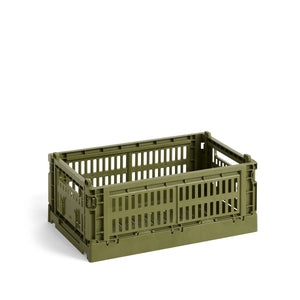 HAY Colour Crate S (Oliv)  - Allike Store