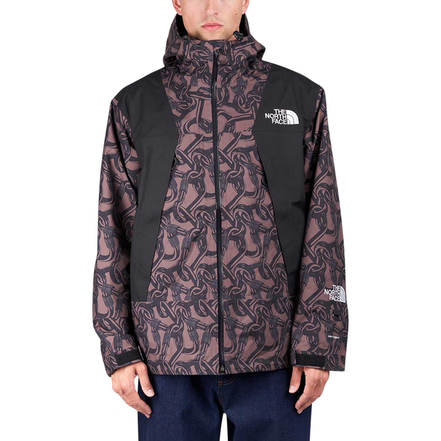 The North Face Bunda NSE Shell Jacket (Braun / Schwarz) - Allike Store