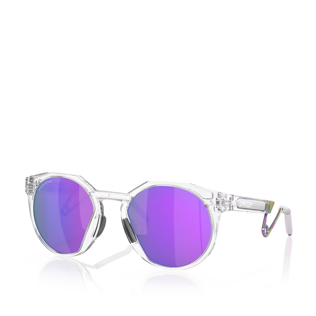 Oakley HSTN Metal Sonnenbrille (Clear / Violett)