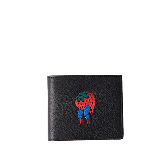 by Parra Strawberry Money Wallet (Black)