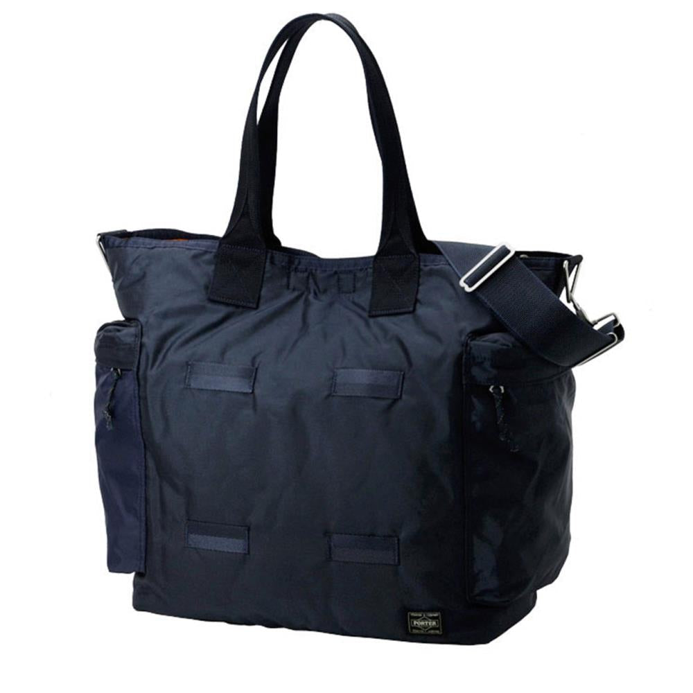 Porter By Yoshida Force Series 2way Tote Bag (Navy)  - Allike Store