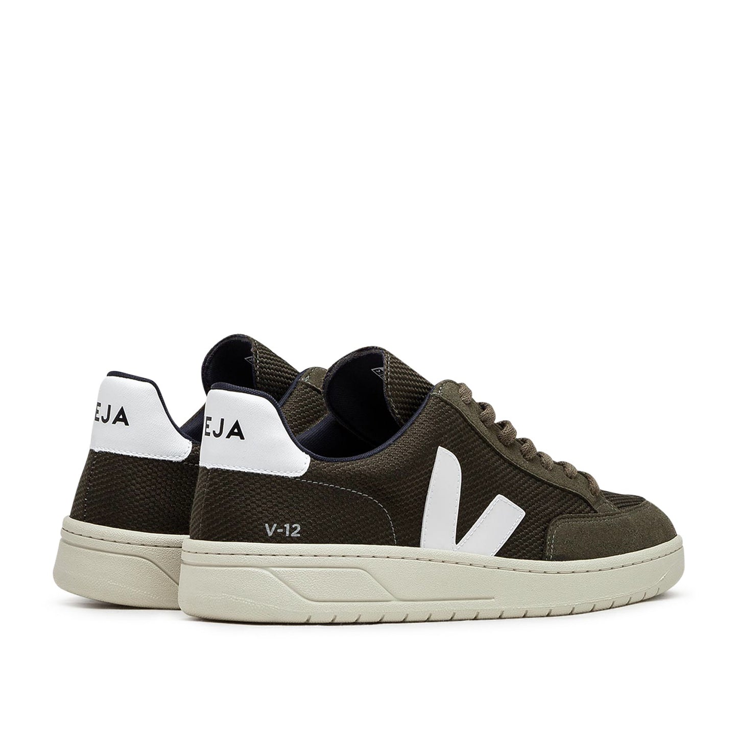 Veja V-12 B-Mesh (Oliv / Weiss)  - Cheap Sneakersbe Jordan Outlet