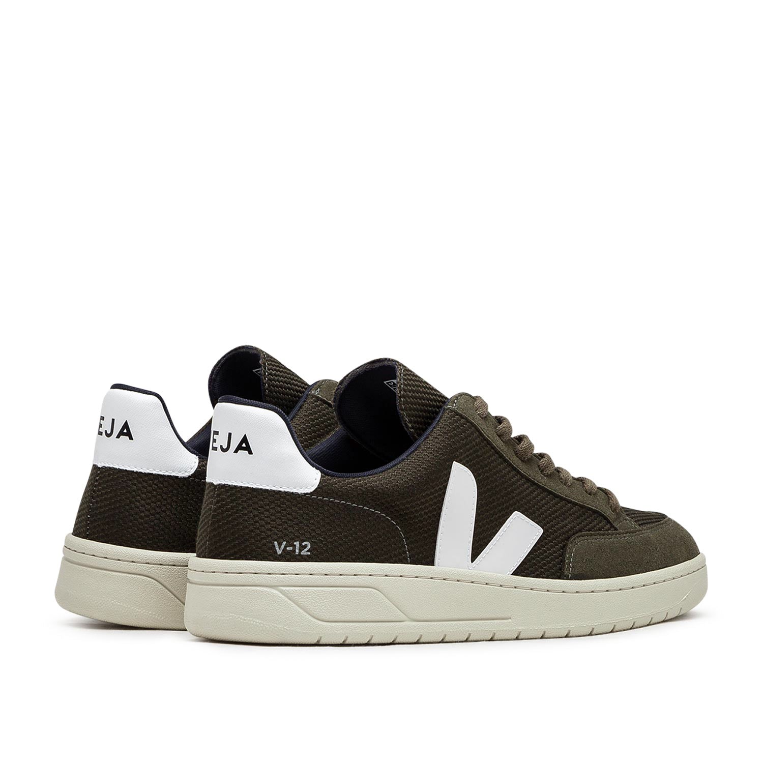 Veja V-12 B-Mesh (Oliv / Weiss)  - Allike Store