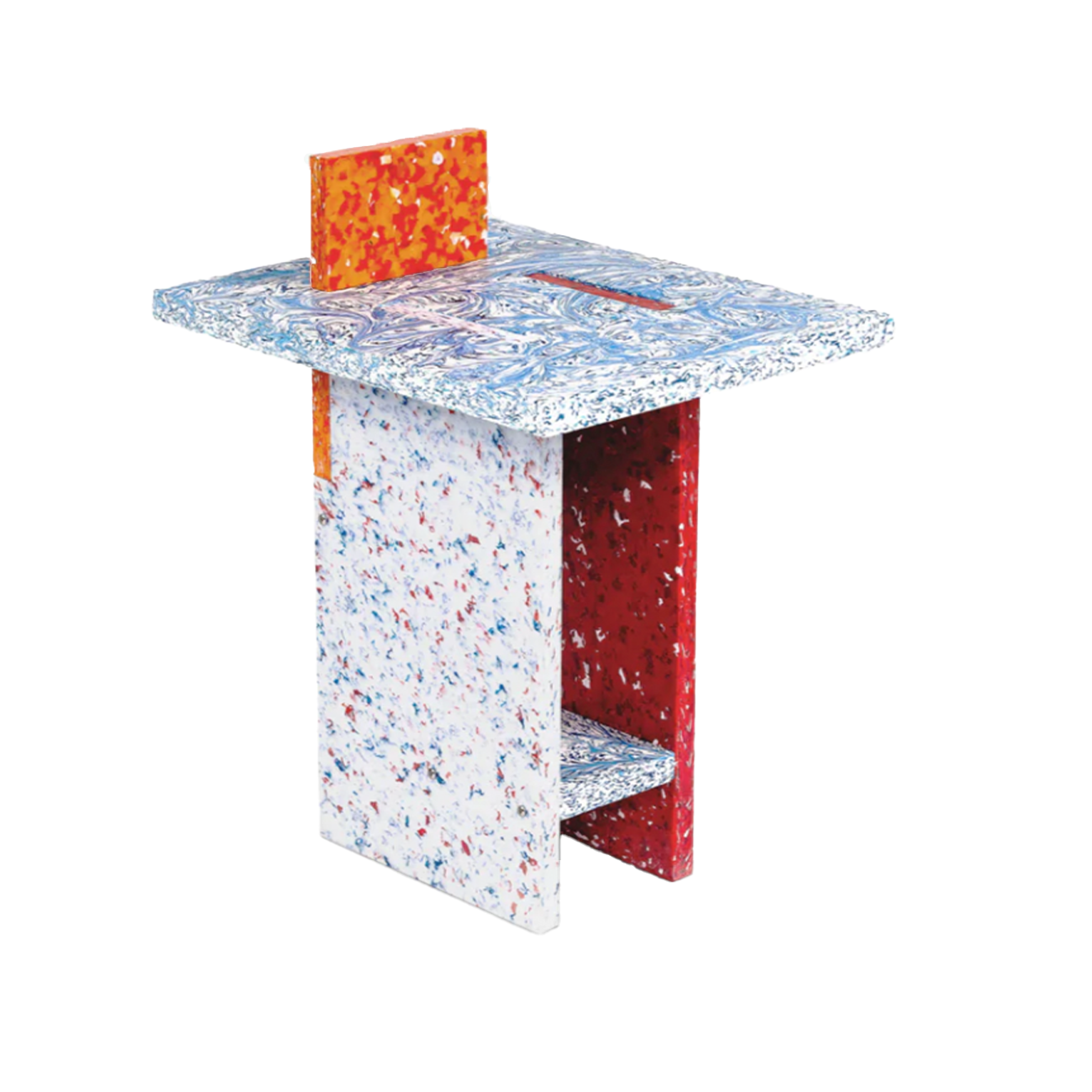 Space Available Self Assemble Stool (Multi)  - Allike Store