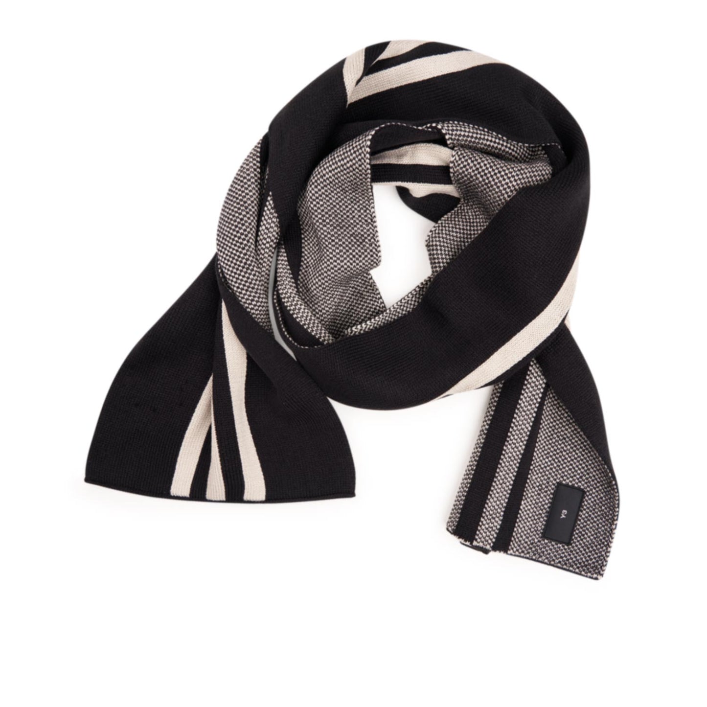 Y-3 NY Classic Scarf (Schwarz / Beige)  - Allike Store