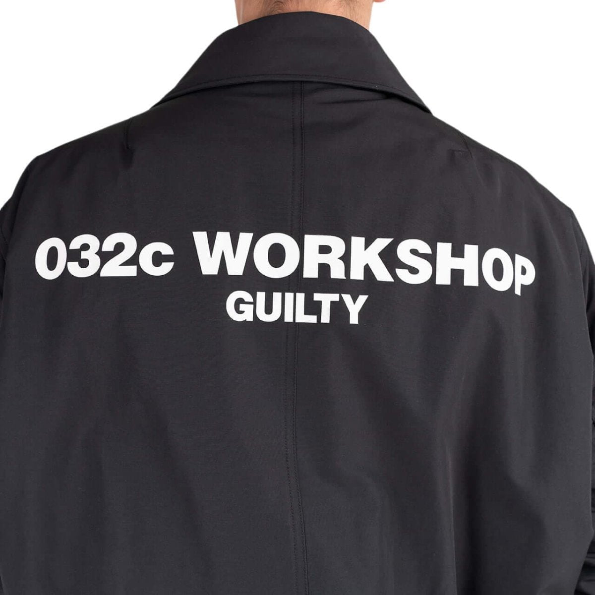 032c "Guilty" Classic Bomber Jacket (Schwarz)  - Allike Store