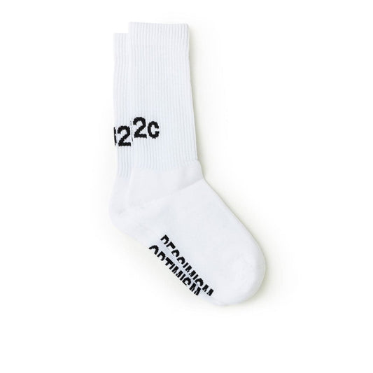 032c Optimism Pessimism Socks (Weiss)  - Allike Store