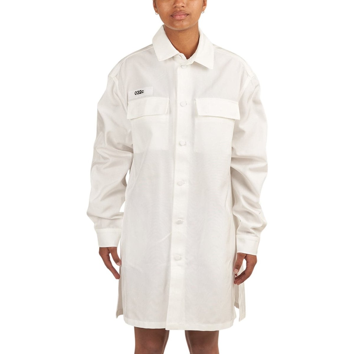 032c Summer Shirt Dress (Weiß)  - Allike Store