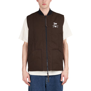 Converse x Patta Four-Leaf Clover Utility Reversible Padded Vest (Braun)  - Allike Store