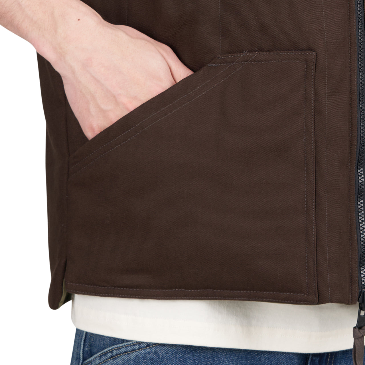 Converse x Patta Four-Leaf Clover Utility Reversible Padded Vest (Braun)  - Allike Store