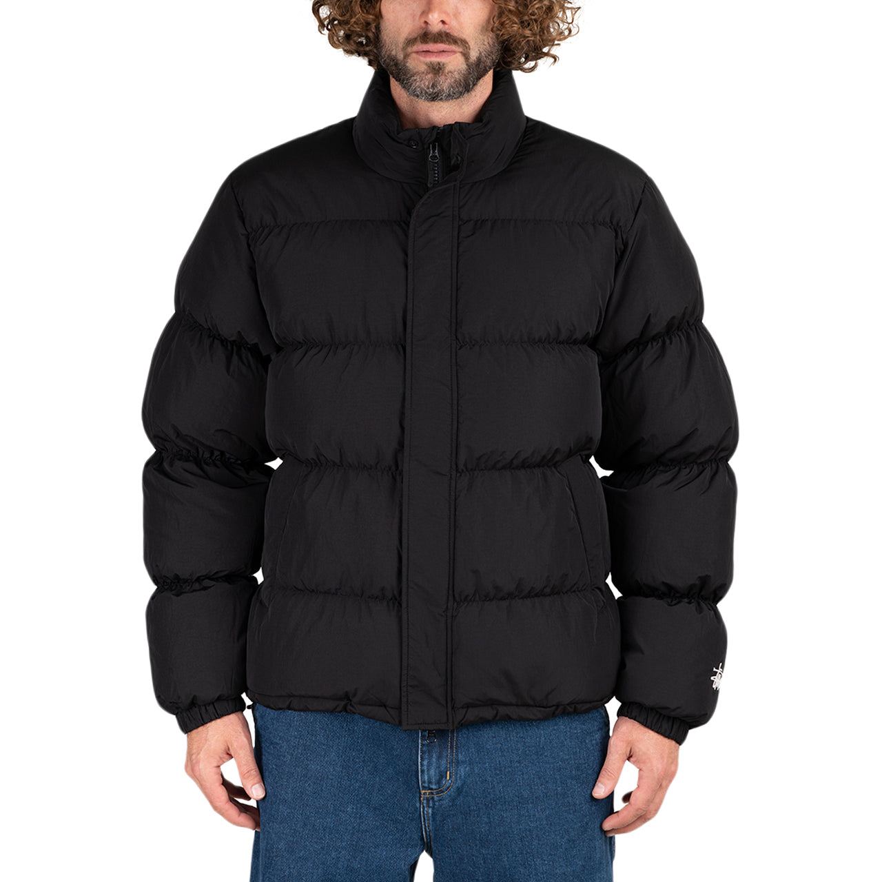 Stüssy Ripstop Down Puffer Jacket (Schwarz)  - Allike Store