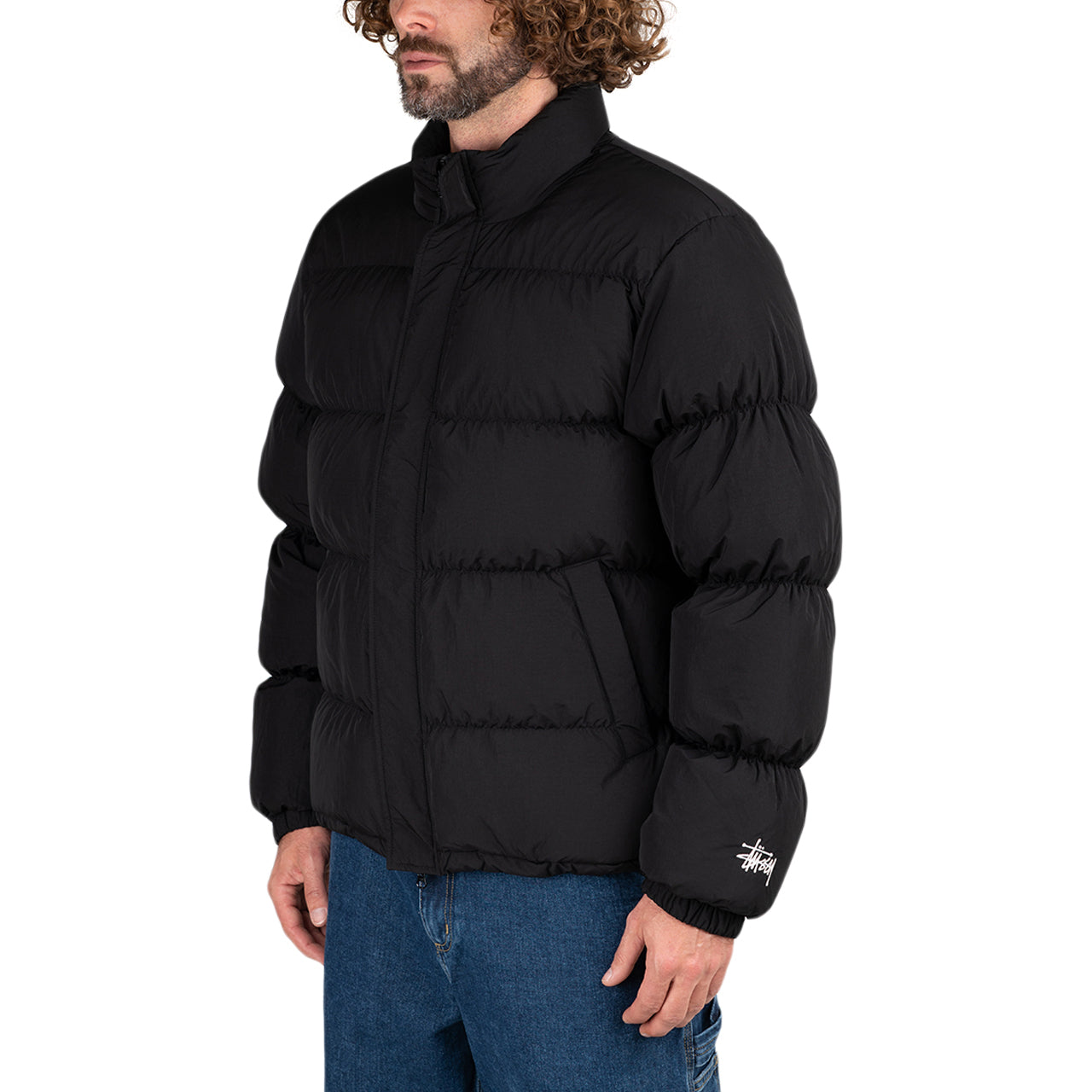 Stüssy Ripstop Down Puffer Jacket (Schwarz)  - Allike Store