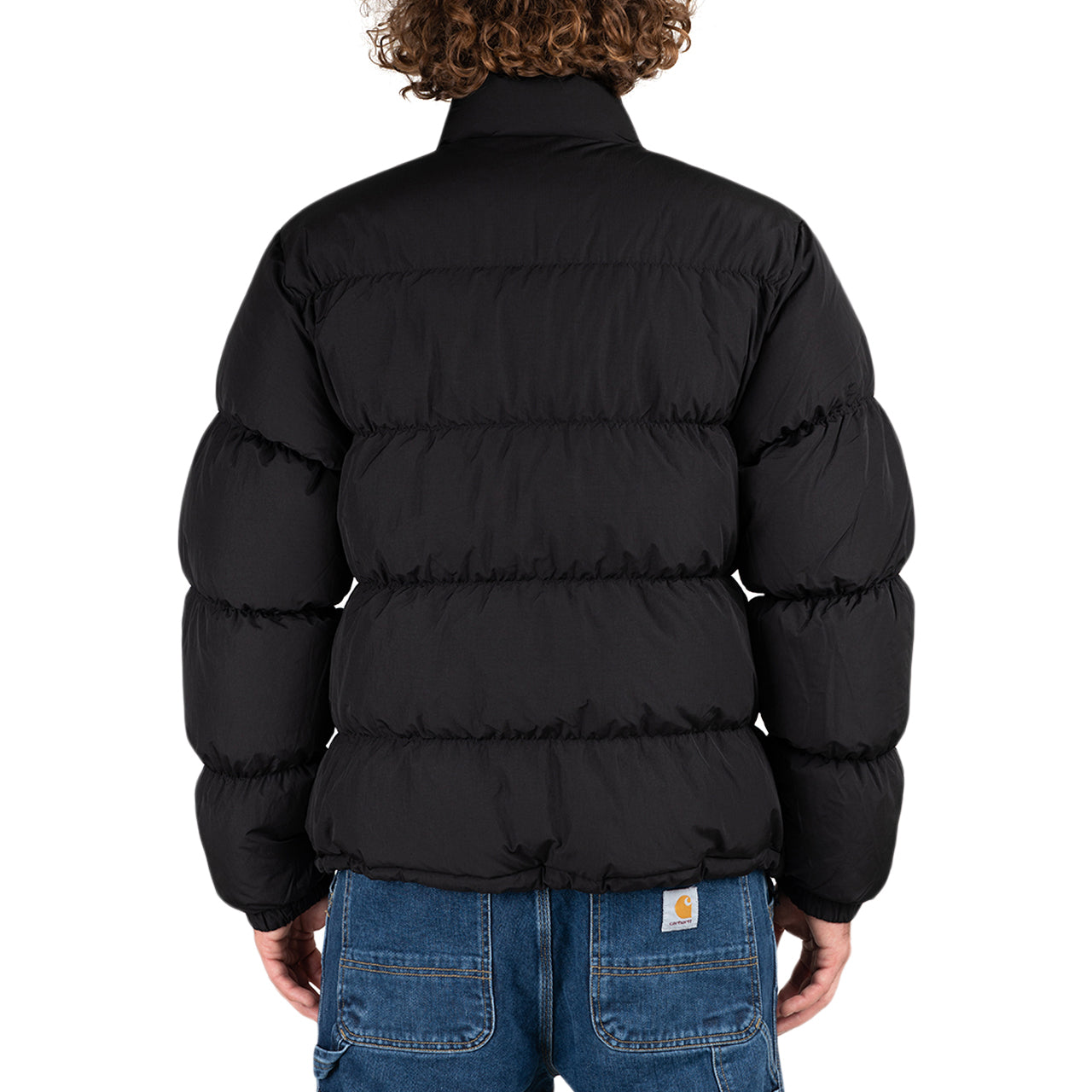 Stussy Ripstop Down Puffer Jacket Black Men's - FW22 - US