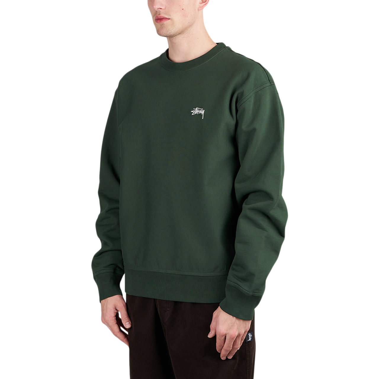 Stüssy Stock Logo Crew (Grün)  - Allike Store