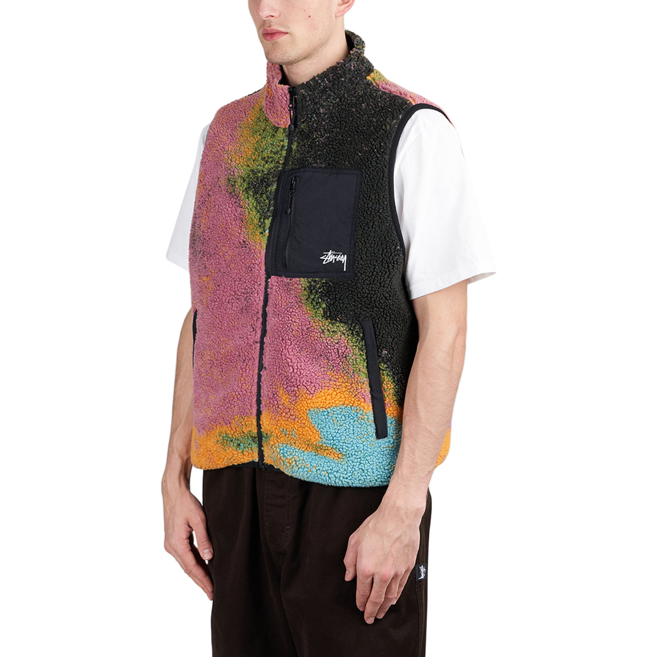 爆買い送料無料 Stussy Photo Jacquard Vest Black M educaris.cl