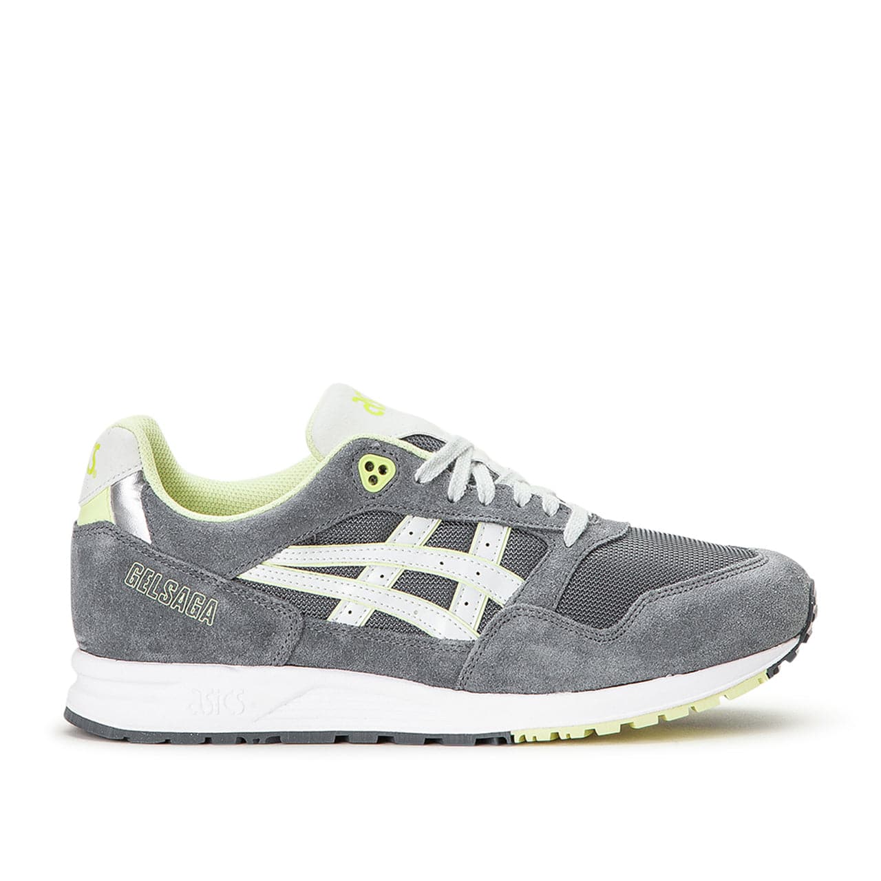 Asics Sportstyle Gel Saga (Grau / Weiß / Lime)  - Allike Store