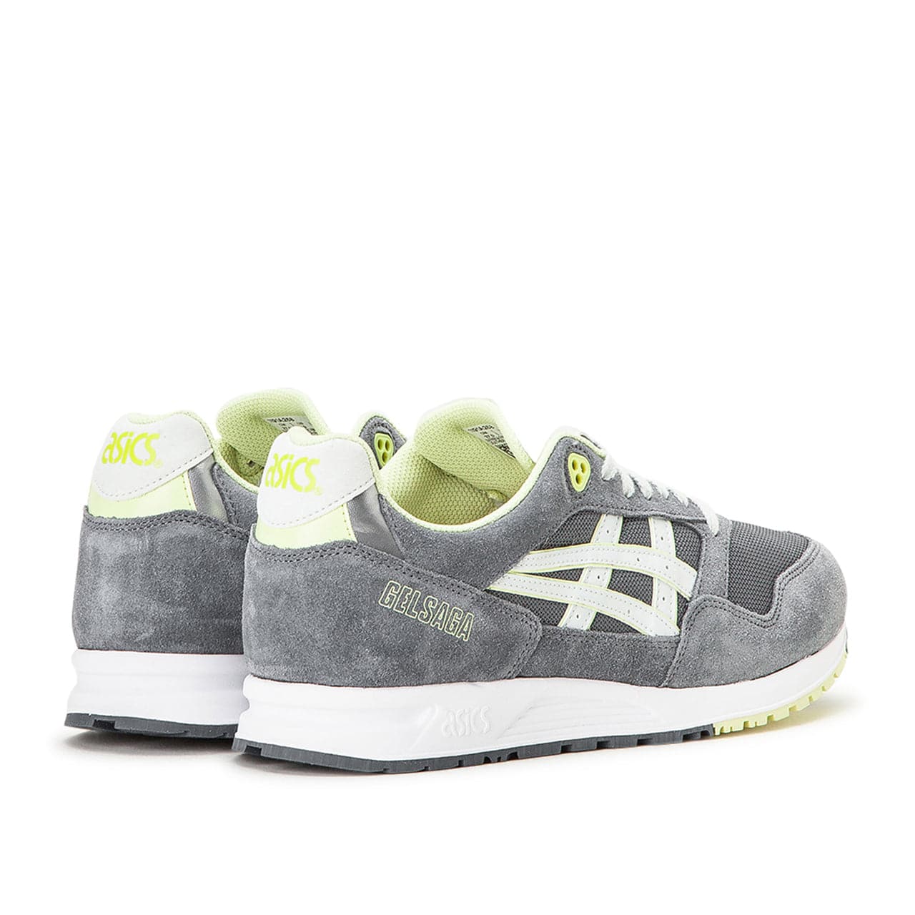 Asics Sportstyle Gel Saga (Grau / Weiß / Lime)  - Allike Store