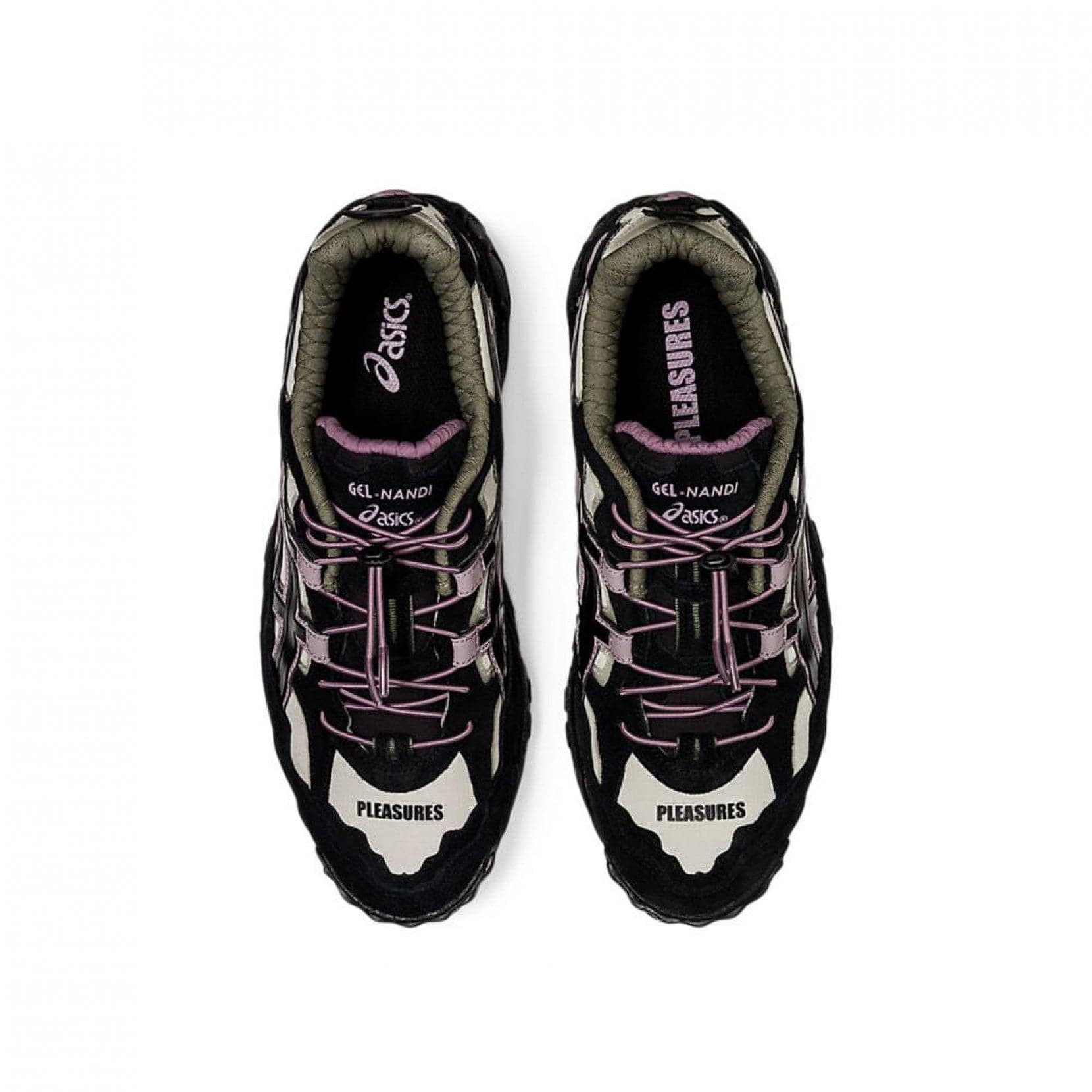 Asics Sportstyle x Pleasures Gel-Nandi (Schwarz / Multi)  - Allike Store