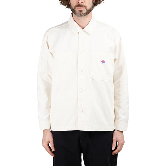 Obey Contrast Shirt Jacket (Beige)  - Allike Store