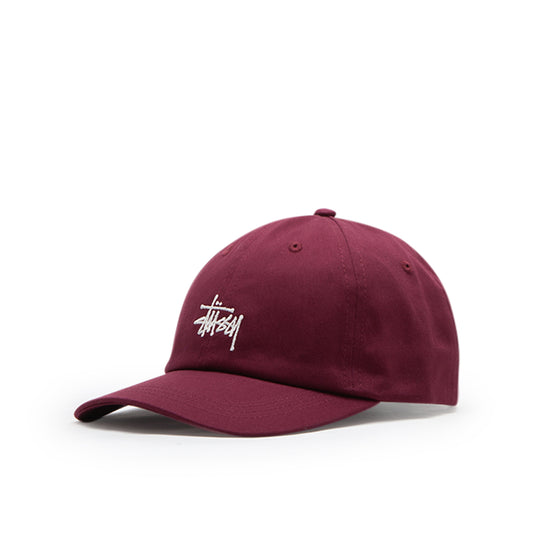 Stüssy Basic Stock Low Pro Cap (Burgund)  - Allike Store