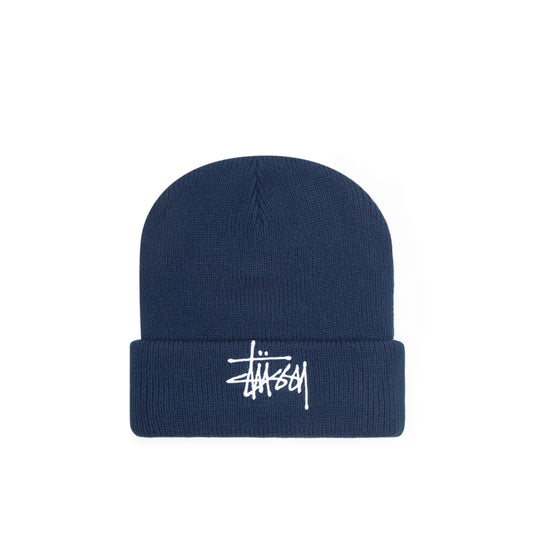 Stüssy Big Basic Thinsulate Beanie (Navy)  - Allike Store