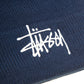 Stüssy Big Basic Thinsulate Beanie (Navy)  - Allike Store