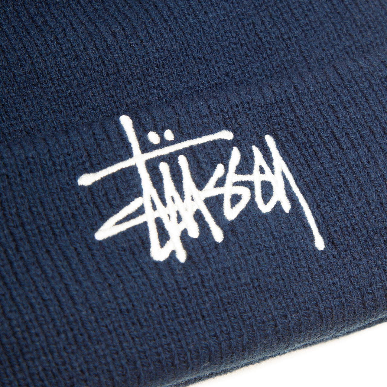 Stüssy Big Basic Thinsulate Beanie (Navy)  - Allike Store