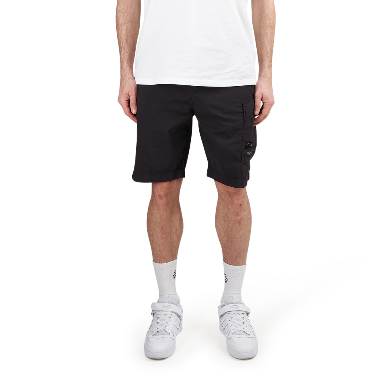 C.P. Company 50 Fili Stretch Utility Shorts (Schwarz)  - Allike Store