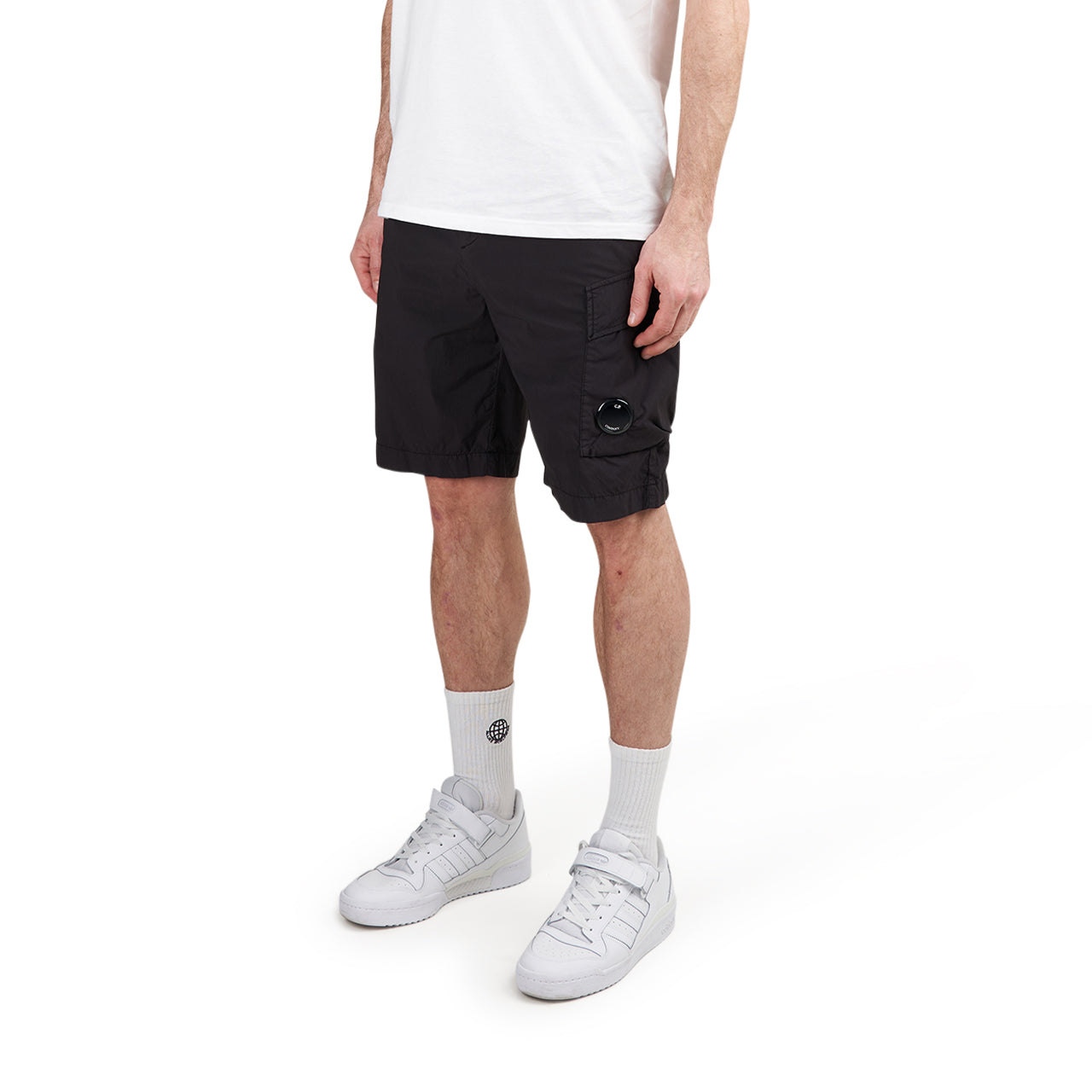 C.P. Company 50 Fili Stretch Utility Shorts (Schwarz)  - Allike Store