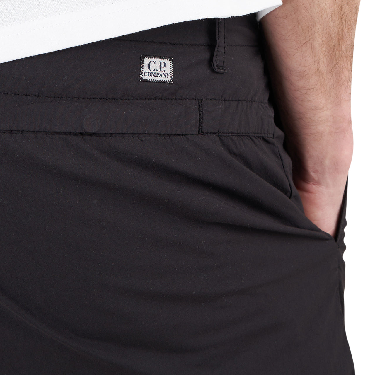 C.P. Company 50 Fili Stretch Utility Shorts (Schwarz)  - Allike Store