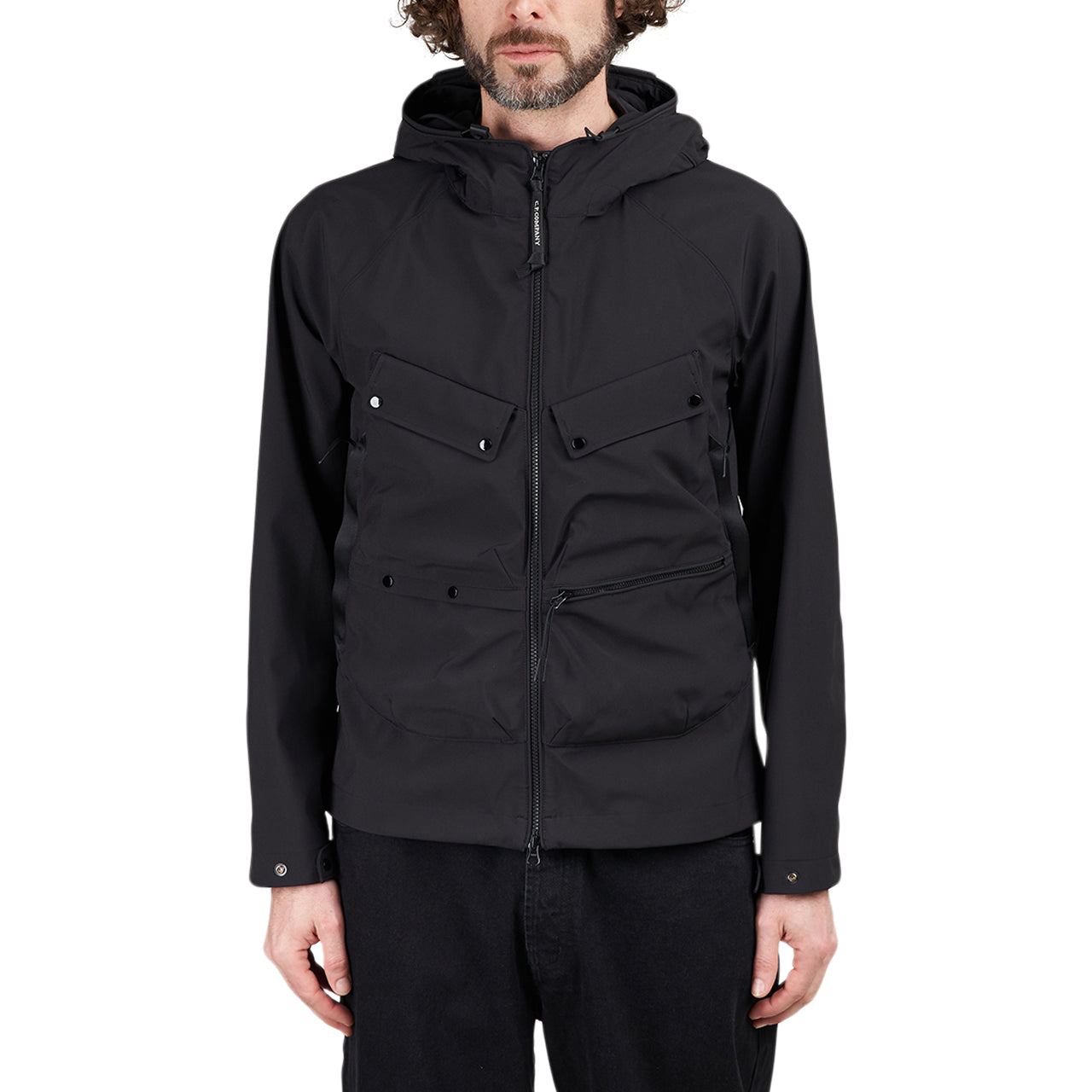 C.P. Company Shell-R Goggle Jacket (Black) 14CMOW037A005968A999 ...