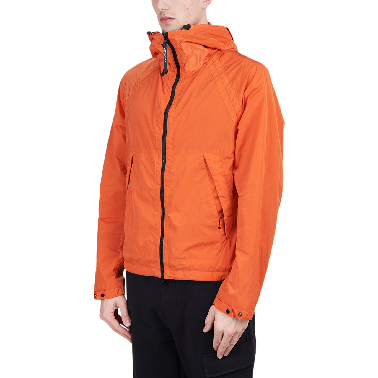 Cp company goggle jacket orange best sale