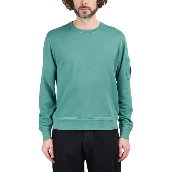 C.P. Company Cotton Fleece Resist Dyed Sweatshirt (Grün) Medium