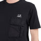 C.P. Company 20/1 Jersey Pocket T-Shirt (Schwarz)  - Allike Store