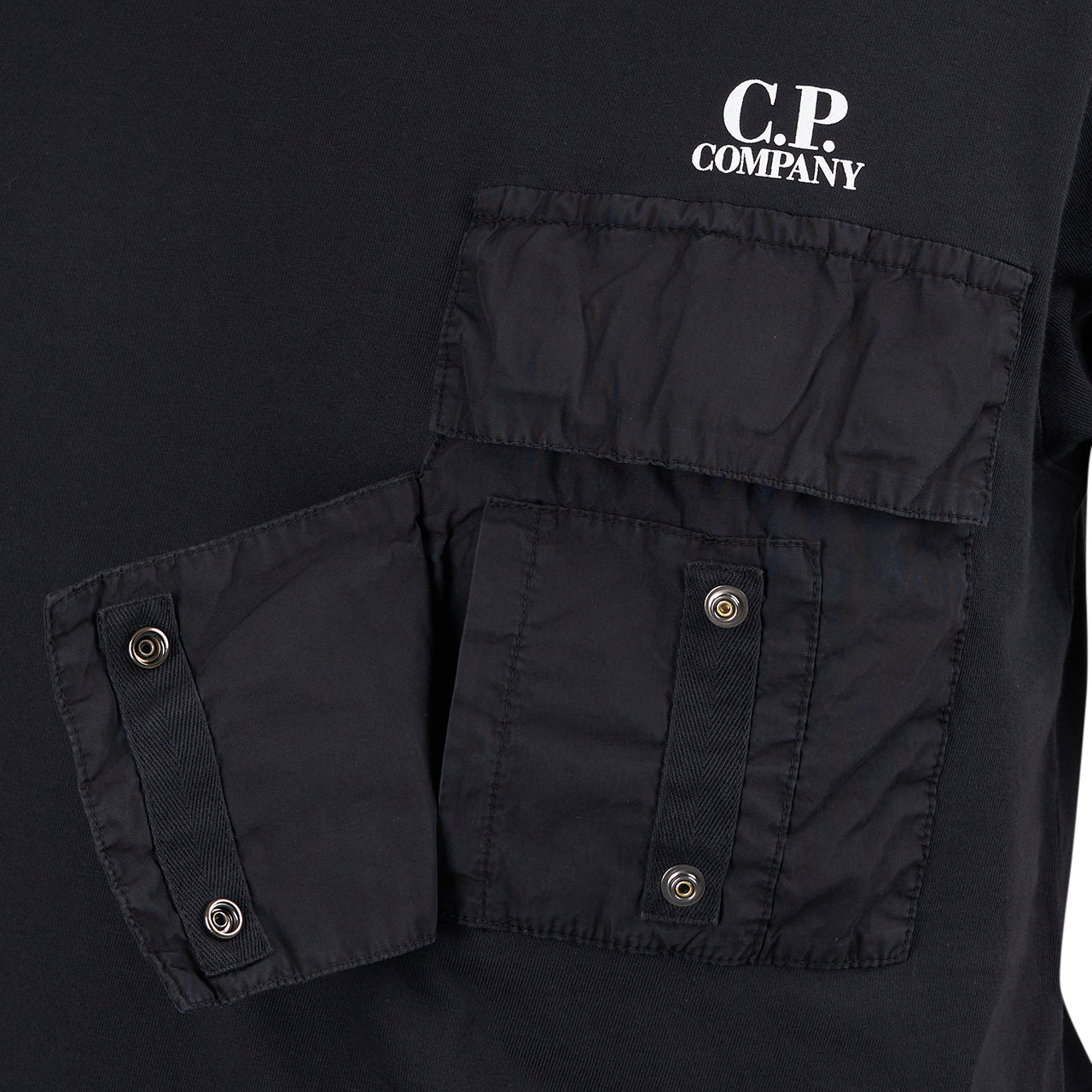 CP Company Logo Men's T-Shirt Green 16CMTS231A005697G-626