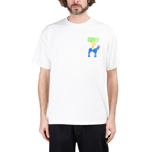 Obey Donkey T-Shirt (Weiß)  - Allike Store
