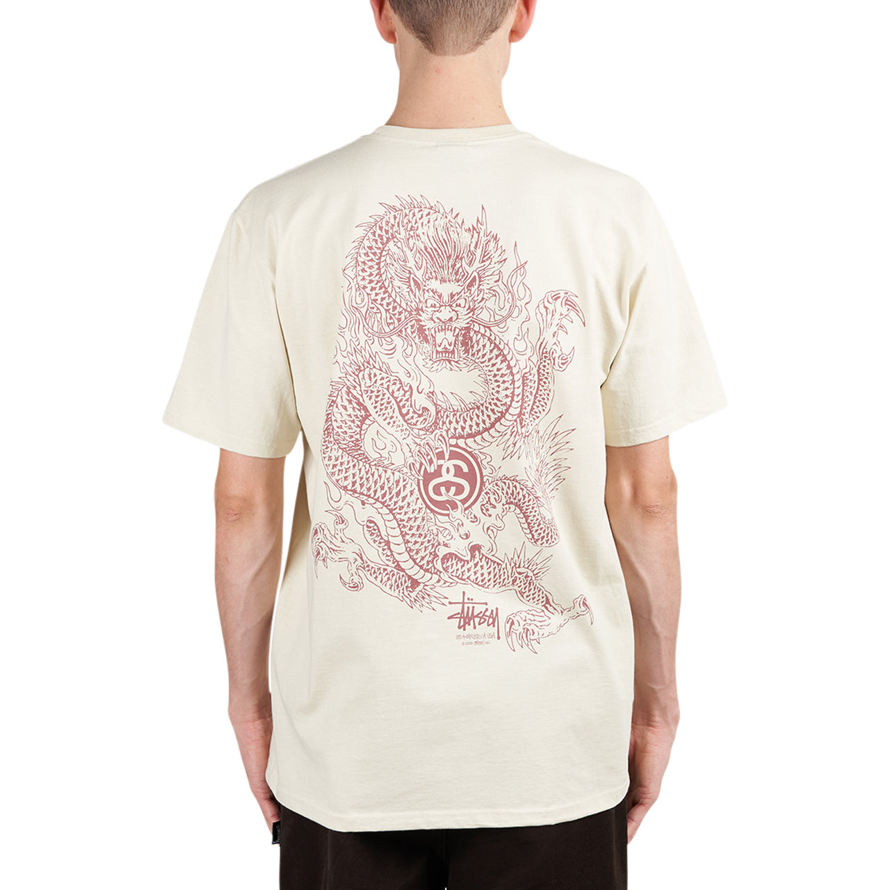 Stüssy Dragon Tee (Beige / Rot)  - Allike Store